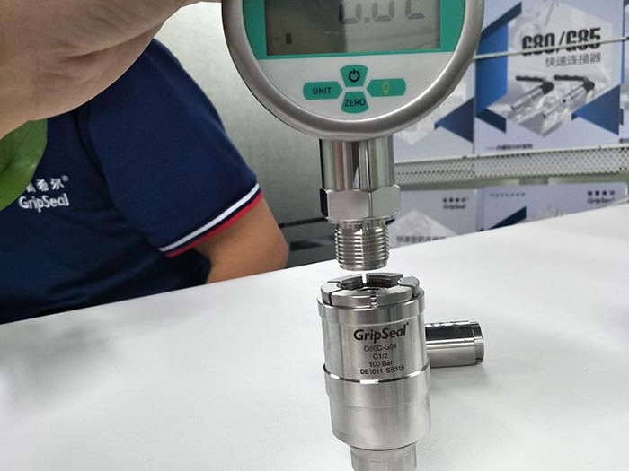 快速密封接頭用于儀器儀表檢測